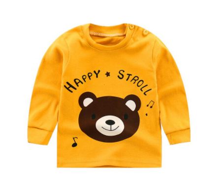 Нова детска блузка с дълъг ръкав с Мече