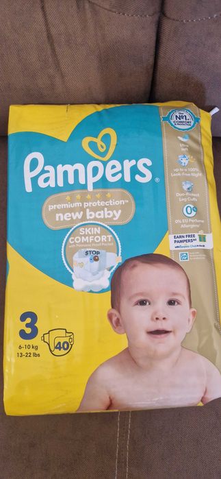 Pampers protection 3, в пакет по 40 бр.
