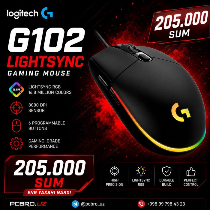 Logitech G102 mause
