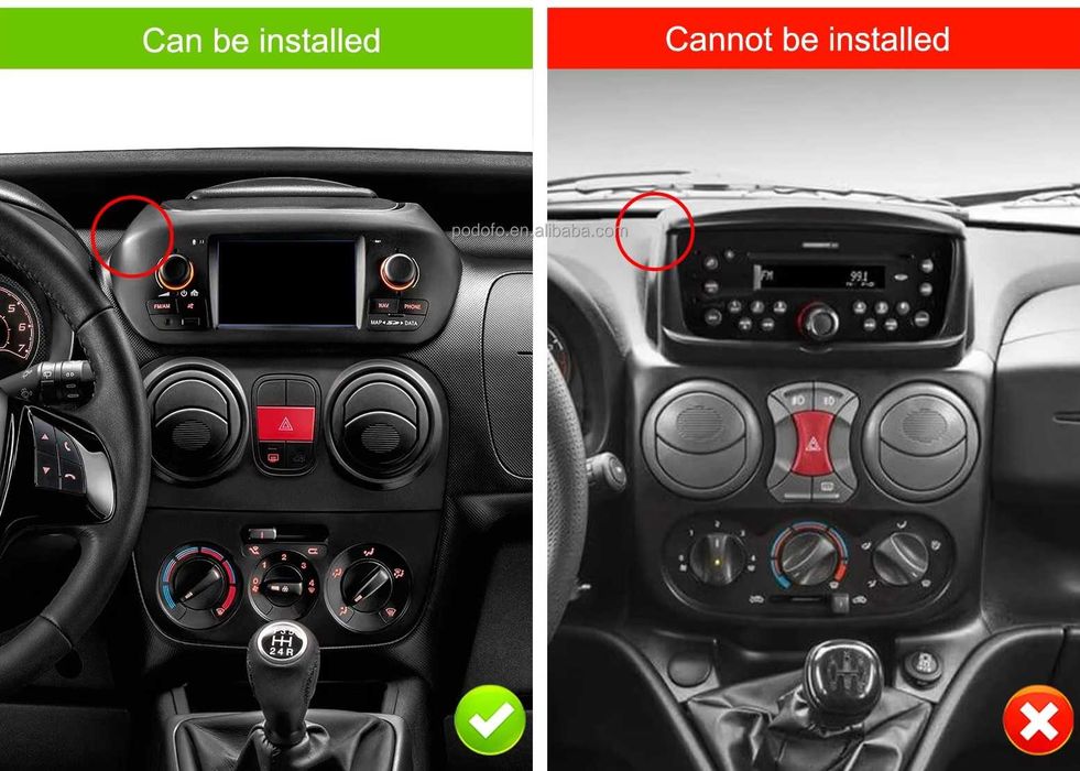 Мултимедия за Fiat Fiorino навигация Android 2DIN плеър Fiorino Фиат