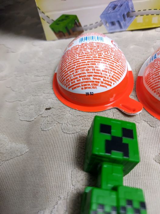 киндер джой майнкрафт крипер