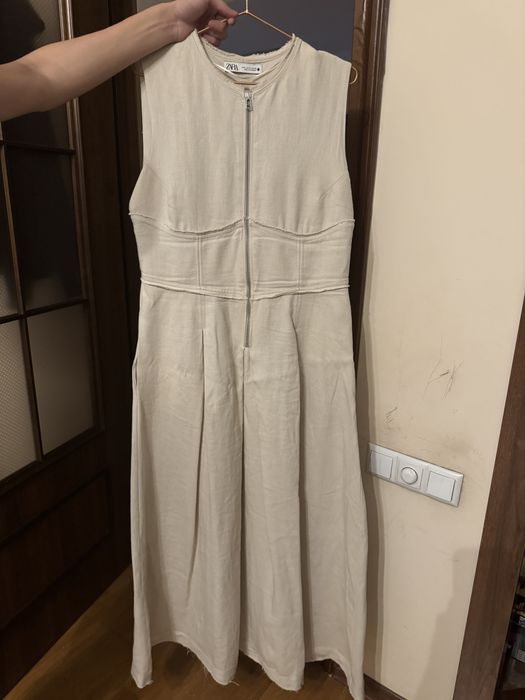 Платье Zara лён