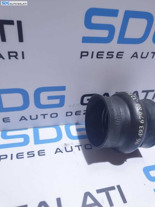 Furtun Conducta Tub Tubulatura Admisie Aer Turbo Turbina Turbosuflanta Citroen C4 1.6 HDI 2004 - 2013 Cod 9649367980
