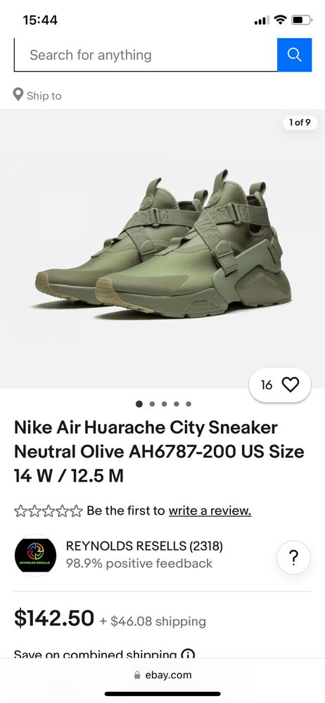 Huarache city olive best sale