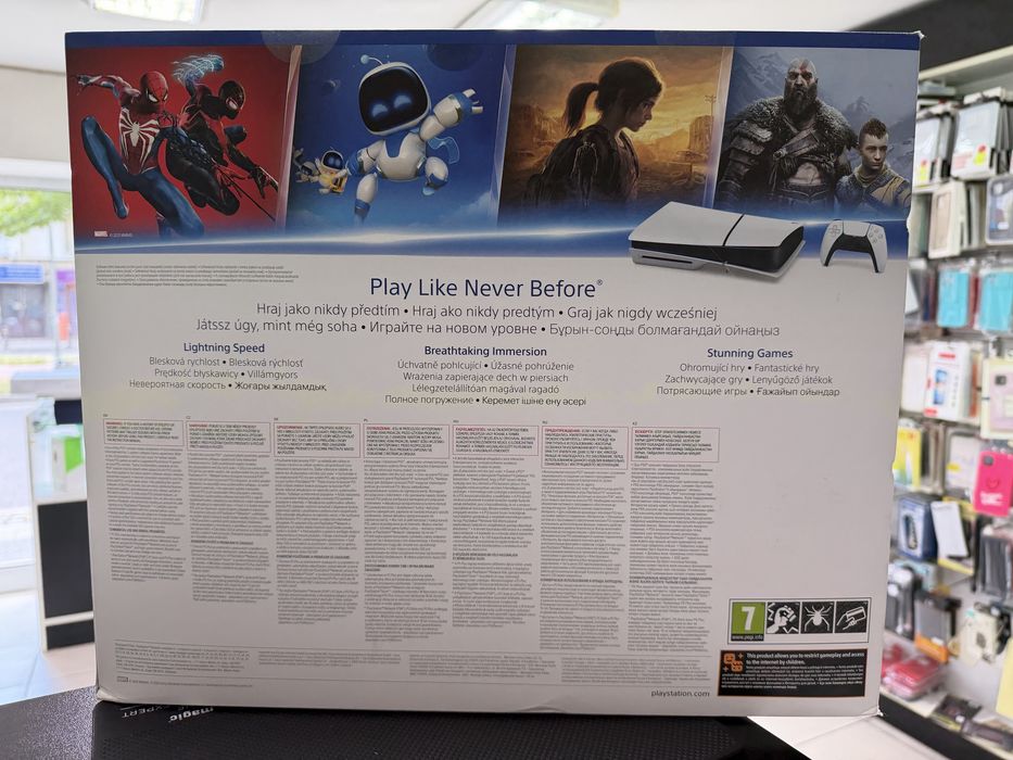 Play Station 5 Slim PS5 Disk Edition 1TB ЧистоНова 2г Гаранция