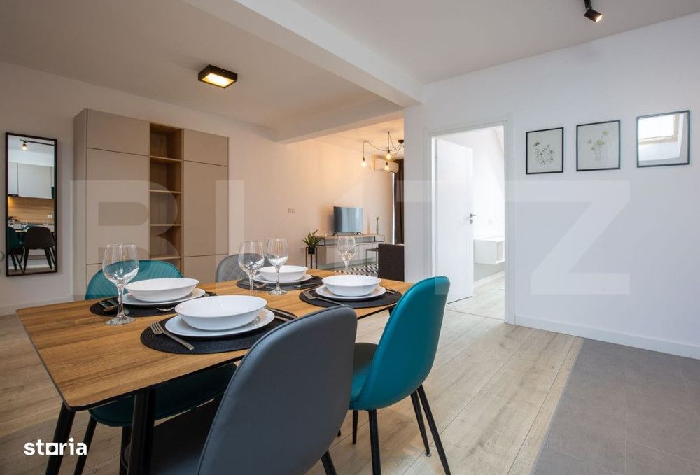 Apartament de inchiriat , complet mobilat si utilat , zona Piata de ve