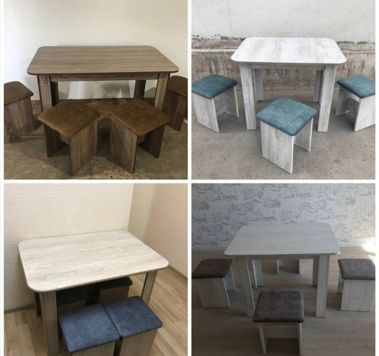 Продаются новые столы, табуретки от производителя.