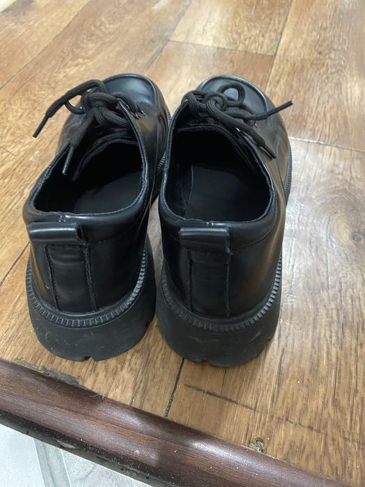 Чёрные лоферы 37–38 размер, 1 раз надеты