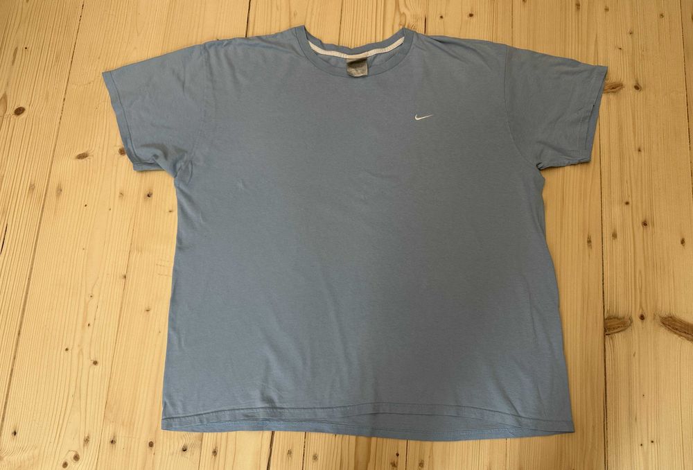 Tricou Nike Vintage Bărbați – Stare Foarte Bună – Mărimea XXL Bleu / Albastru Deschis
