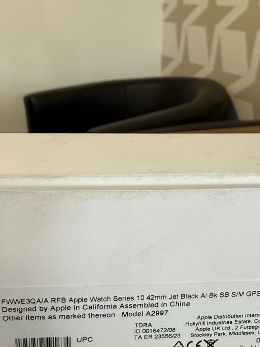 Apple Watch Seria 10 / Black / M-L / 42 mm / Nou Sigilat