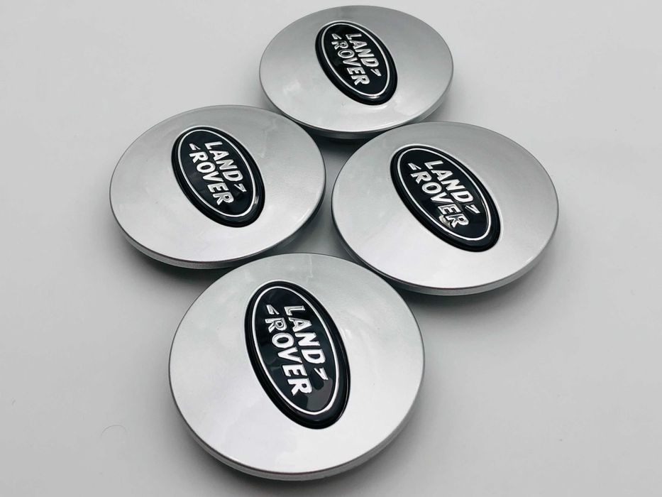 Capace Janta Compatibile Land Rover / Range Rover 63 mm gri/negru