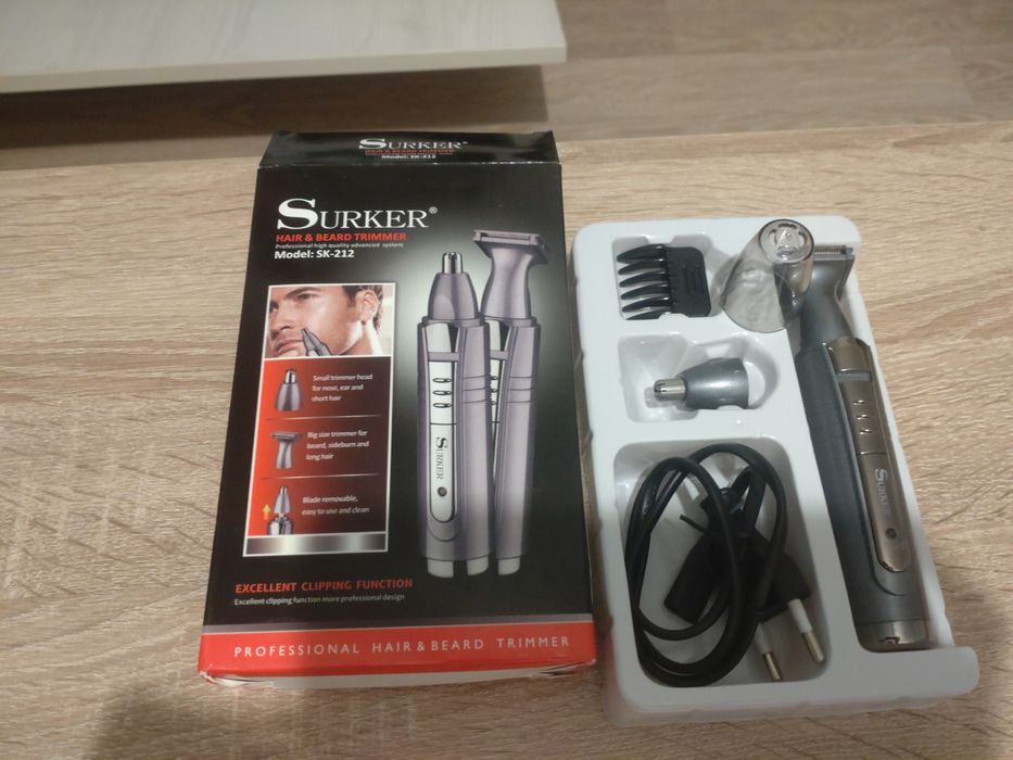 Trimmer aparat de ras nas si contur barba