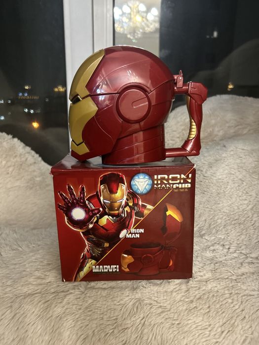 Стакан  iron man marvel пластик