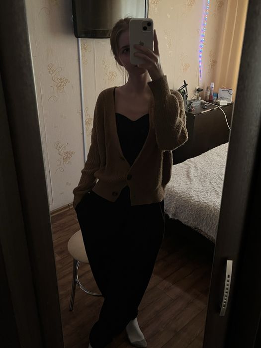 Кардиган коричневый