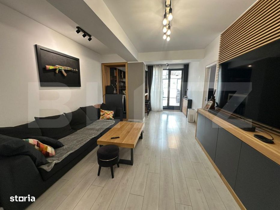 Penthouse cu terasa si jacuzzi, 75 mp, zona Valea Rosie
