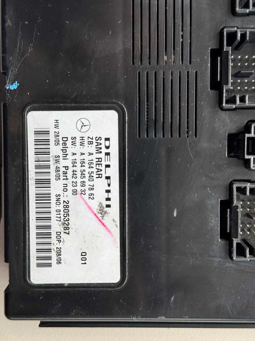 Calculator SAM SPATE MERCEDES ML W164, GL X164, R W251 A1645407862