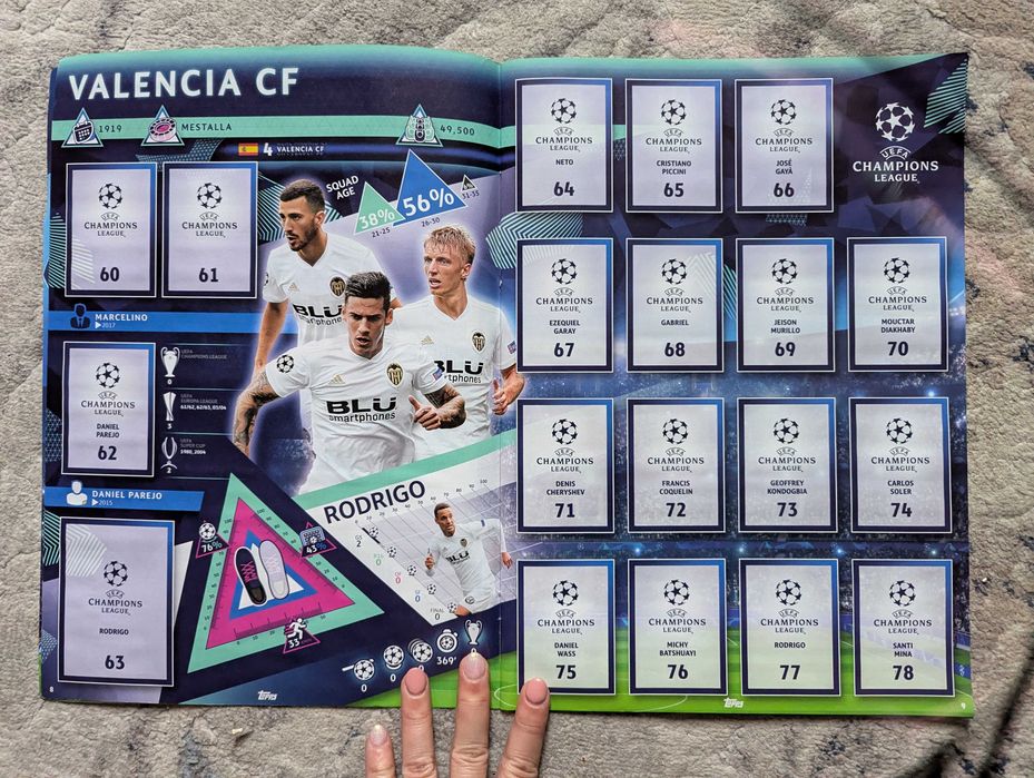 НОВ Албум за стикери Champions League 2018/2019