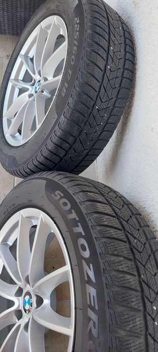 Jante cu anvelope de 18 inch Originale BMW X3 G01, X4 G02, 225/60R18