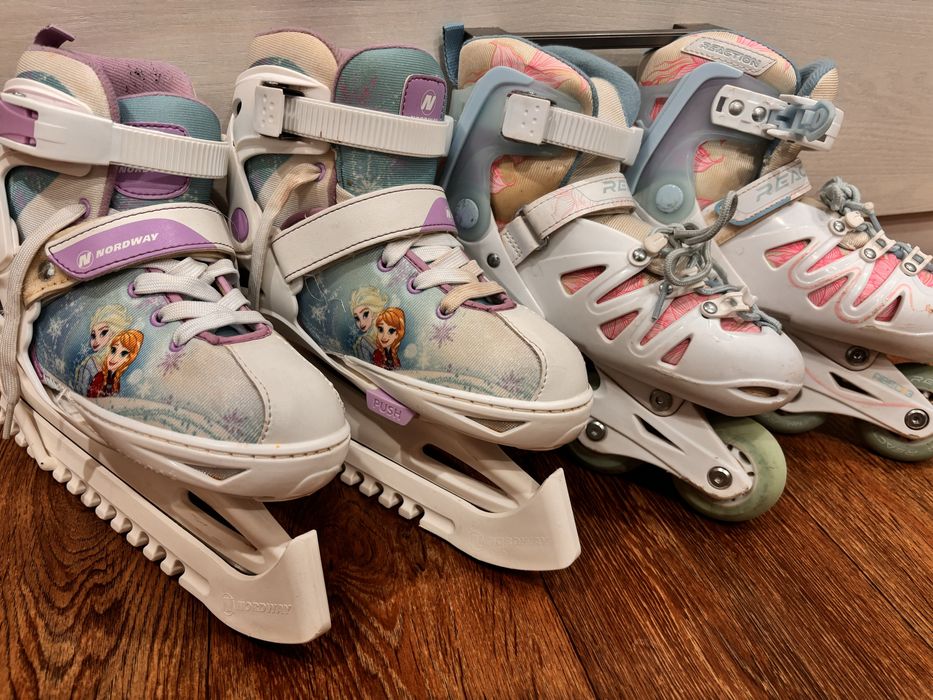 Коньки и ролики для девочек