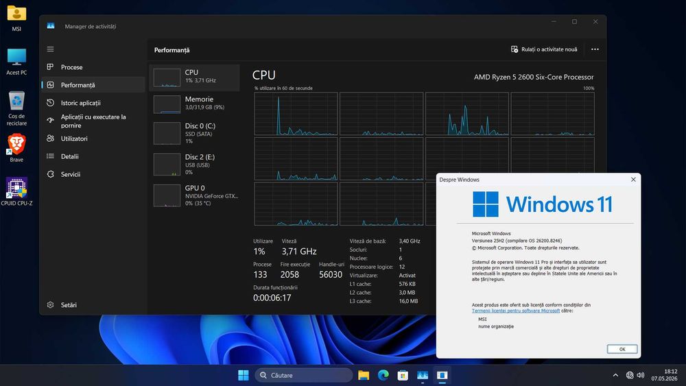MSI B350m Bazooka + Ryzen 5 2600  + ID Cooling DK07A