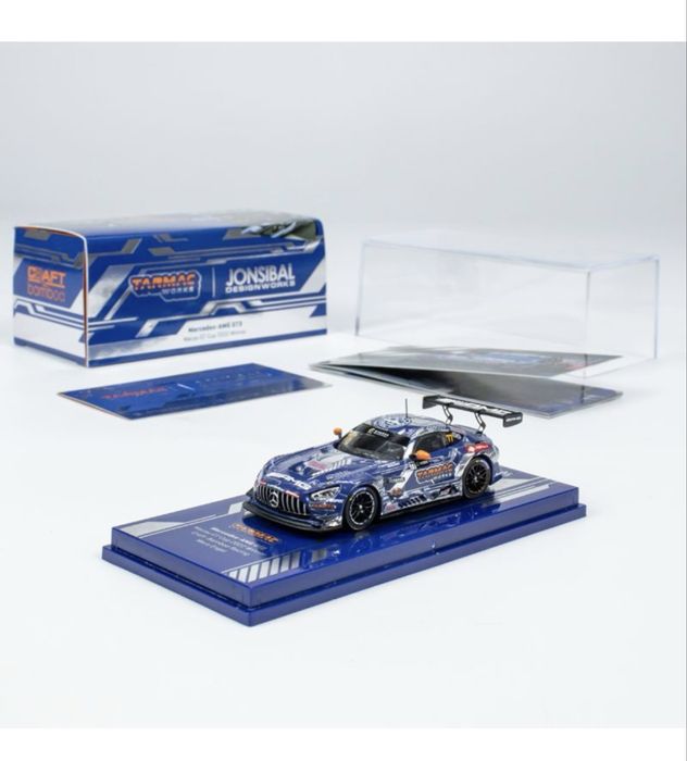 Машинка TW Tarmac Works 1:64 Mersedez Benz AMG GT3 Macau GT Cup Racing