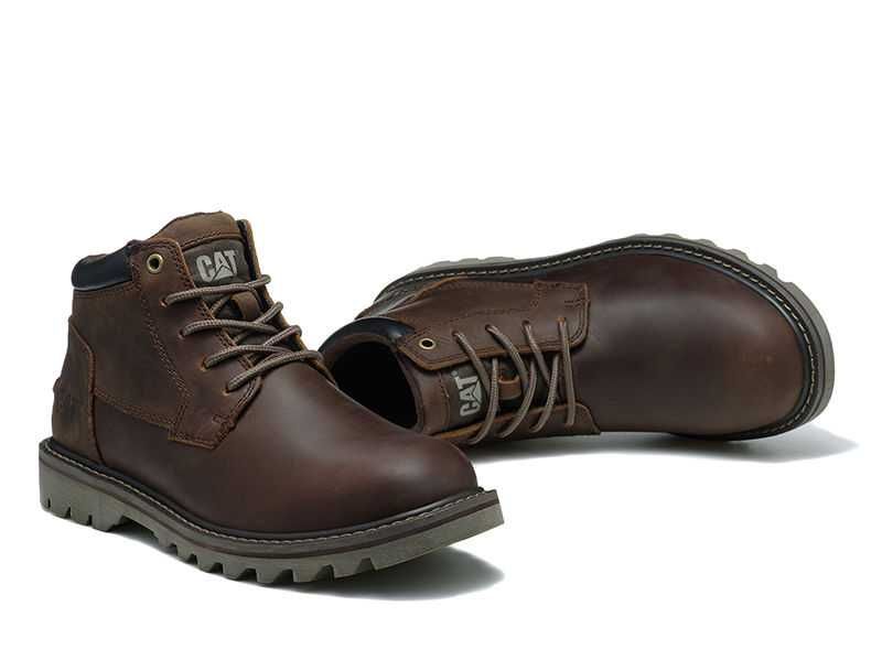 Кожаные ботинки, мужские CAT SWING SHIFT MID [39-44 размер]