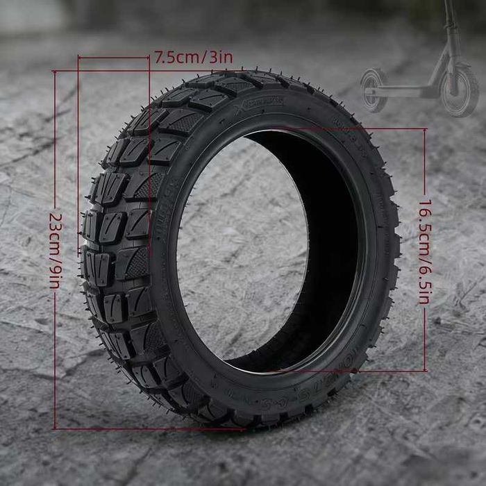 Cauciuc 10×2.75-6.5 pentru Kukirin G2, G2 2025, G2 Master 2025, G3