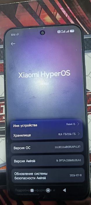 Продам редми 15 в хорошем состоянии