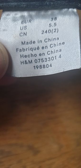 Pantofi H&M 07533014 Waterproof marimea 38