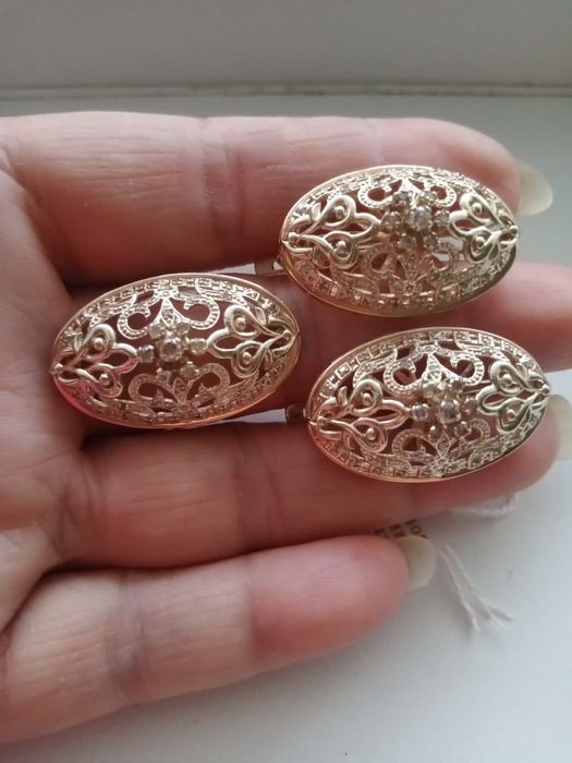 Бриллиантовый набор 583 пробы.СССР.