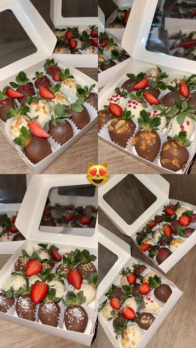 Клубника в шоколаде есть Каспий ред