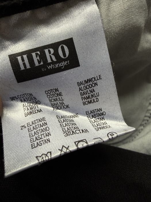 Blugi WRANGLER Hero Negru Barbati | Marime 34 x 30 (Talie 86 cm)