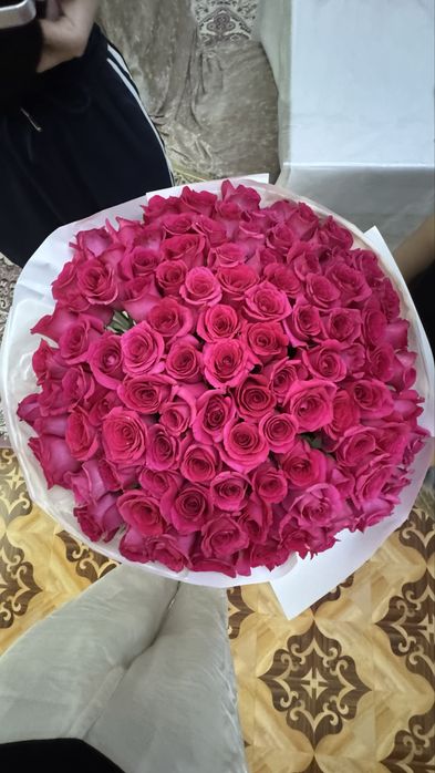 Букет, розы 101 штк