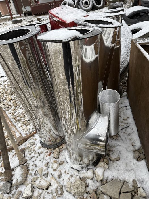 Tun de caldura cu hornuri noi de inox