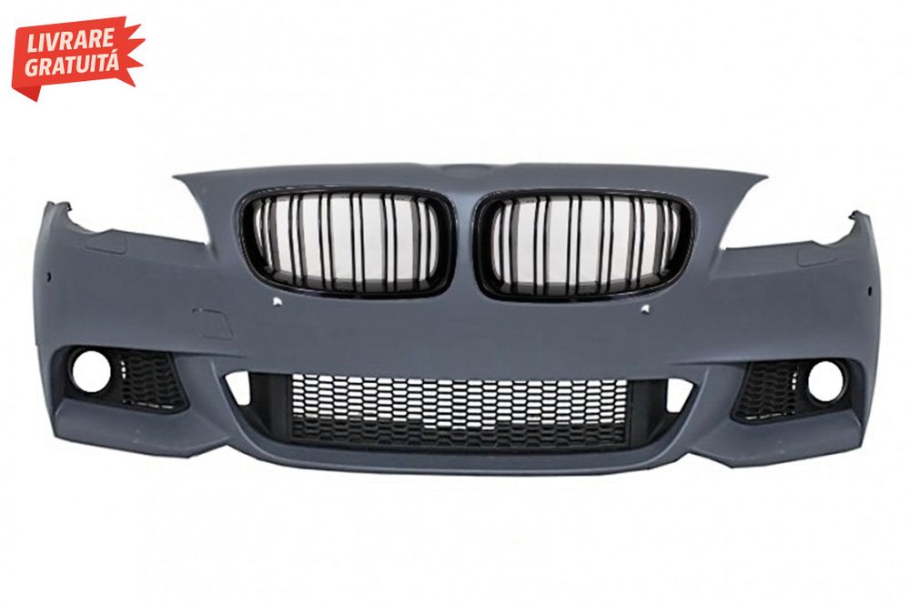 Bara Fata BMW Seria 5 F10 F11 (2011-2014) M-Technik Design cu Grile Ce