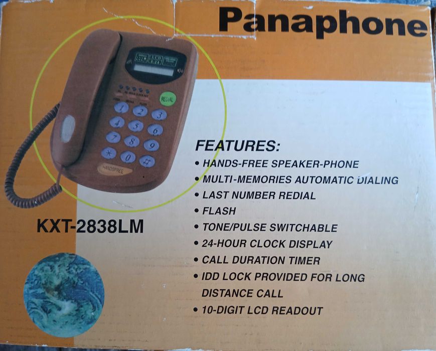 Telefon fix nou, in cutie (cheiță blocare inclusă)