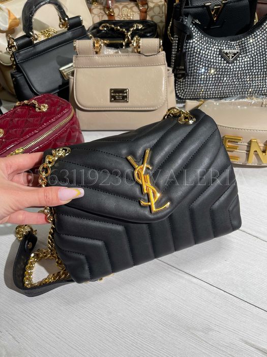 Geanta 1ves $aint Lau4nt - Eco negru/auriu