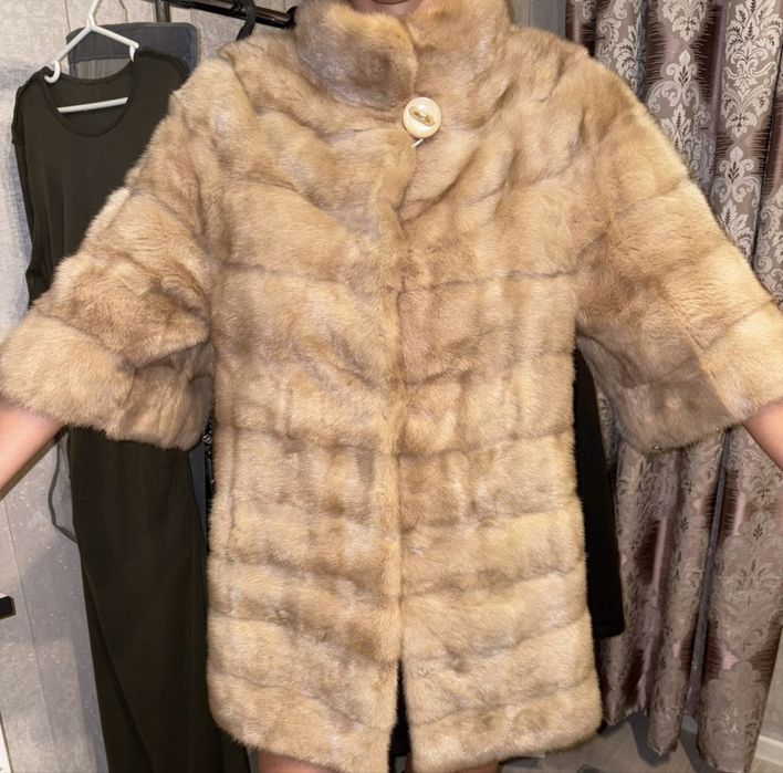 Продум шубу. Норка