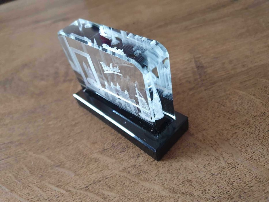 Decoratie mini Dubai cristal cu Atlantis | Perfect pentru cadou