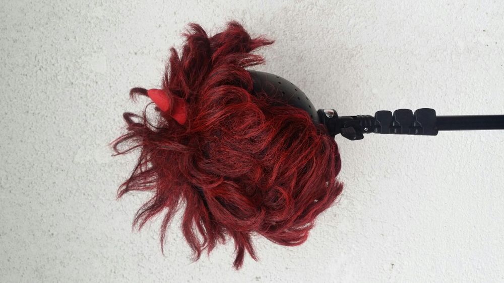 Peruca sintetica cornite teatru petrecere carnaval halloween copii