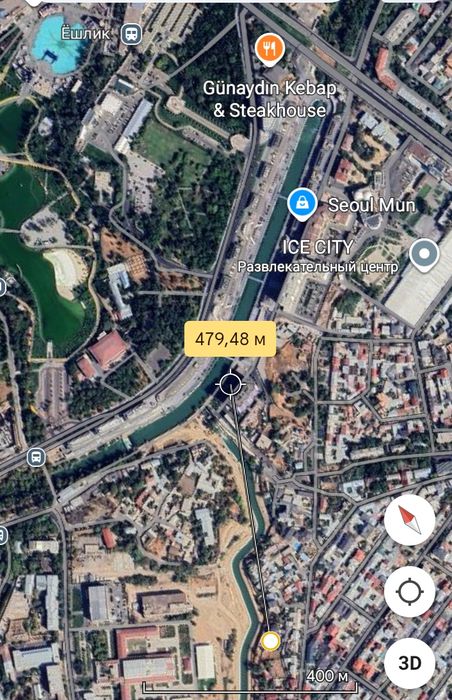 Продается  участок в Яккасарайском возле канала