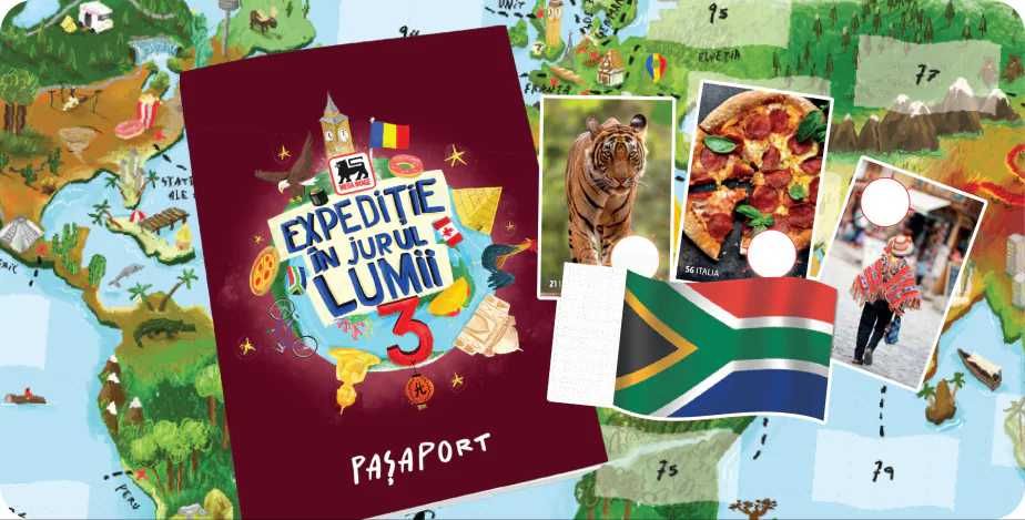 100 de pachetele sigilate Expeditie in Jurul Lumii 3