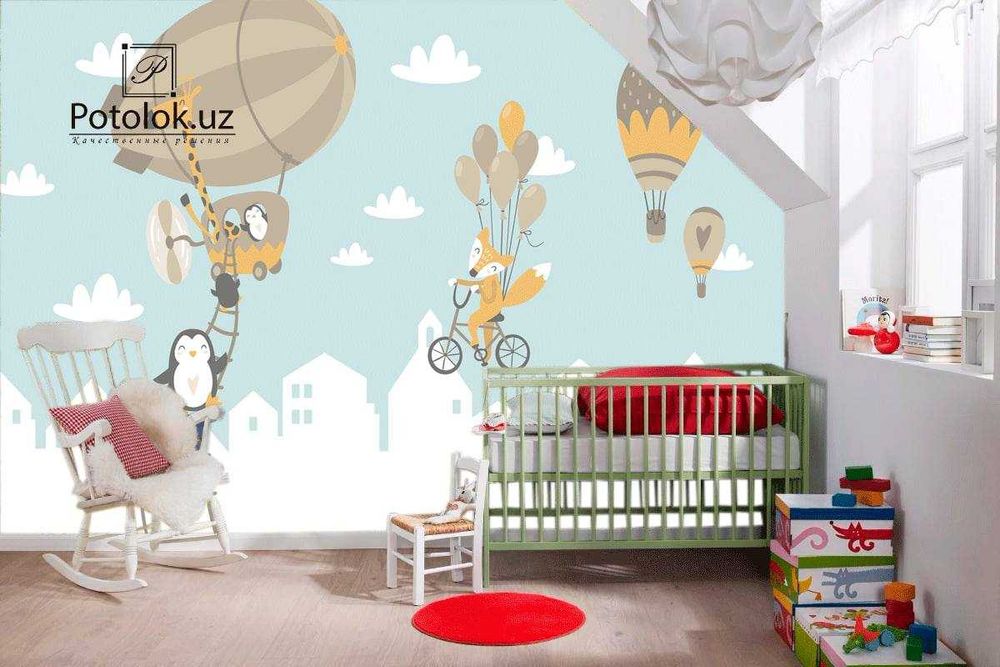 Фотообои в детскую бесшовные