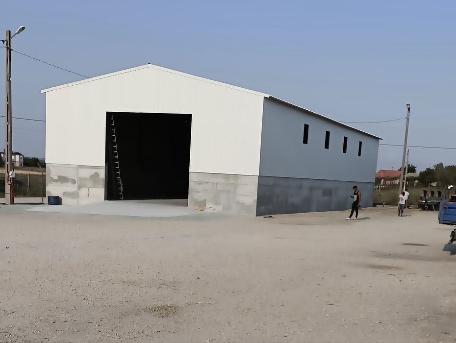 Hala pe structura metalica depozitare 12x36