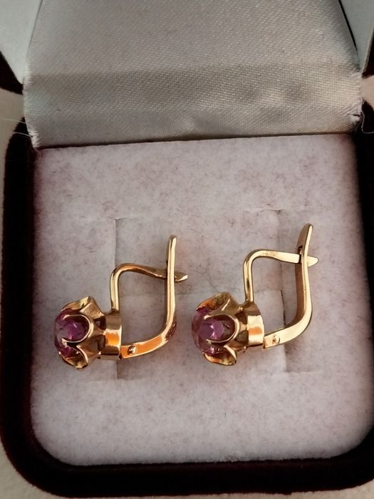 Советские серьги 585 пробы