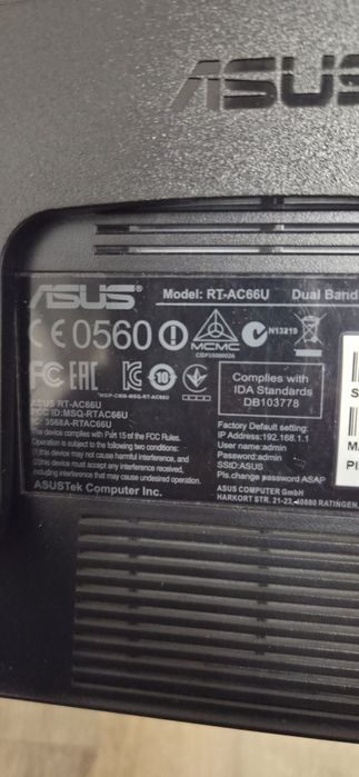 Router Wireless Asus RT-AC66U Dual Band 3x3, Usb
