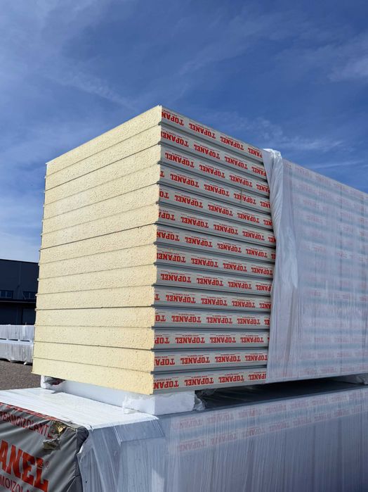 PROMOTIE–Panouri sandwich de acoperiș, 60 mm, 92,00 lei/mp, TVA inclus