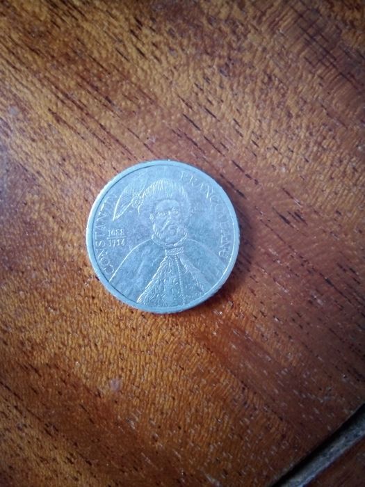 Monedă 1000 lei 2001 – Constantin Brâncoveanu – stare foarte bună