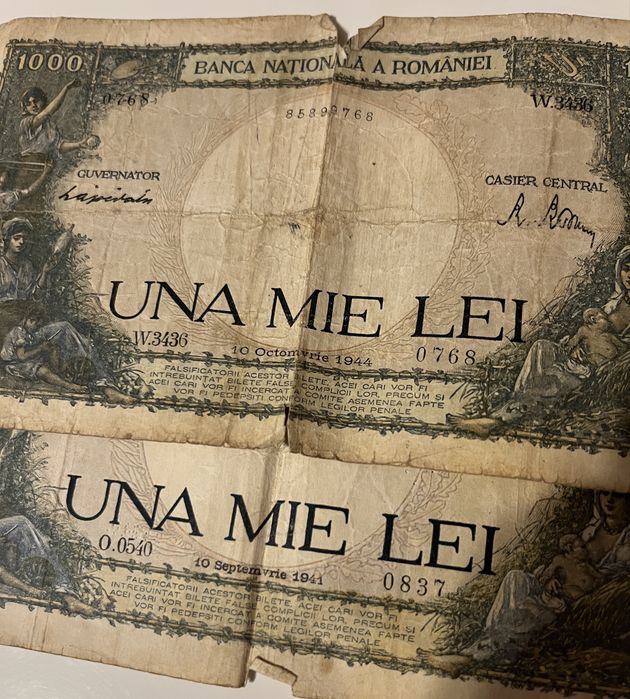 Lot Bani Vechi-Doar pentru colectionari