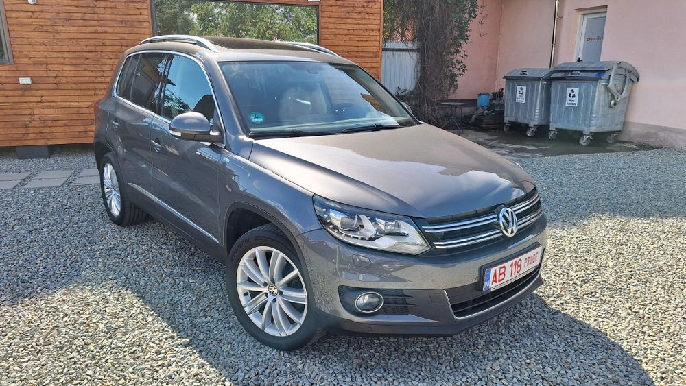 VW Tiguan CUP 4 Motion 2014 2.0 Tdi 177 CP Xenon Led Navi Park Assist Panoramic Climatronic Cârlig Senzori 360°